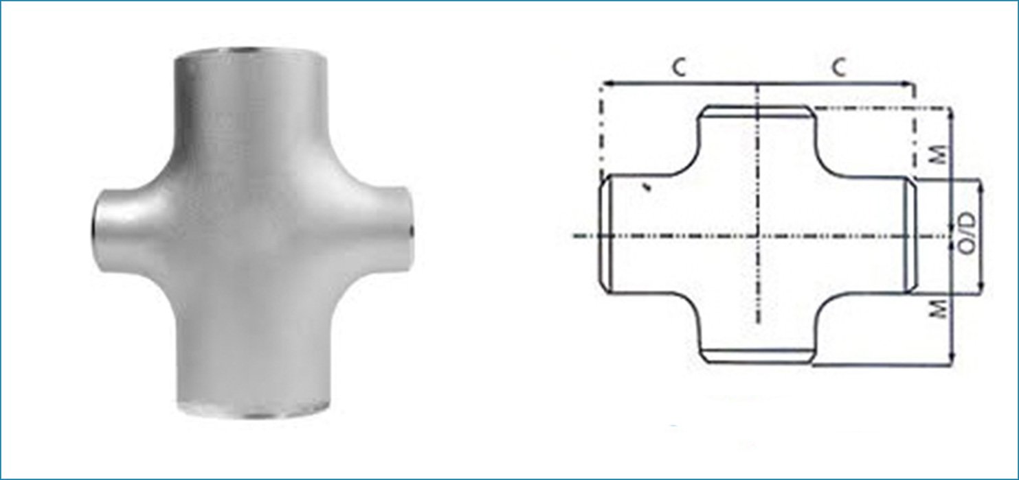 ASME B16.9 Buttweld Reducing / Unequal Cross
